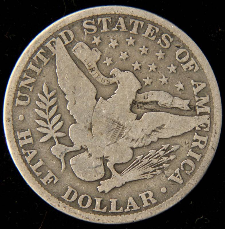1908 BARBER SILVER HALF DOLLAR GOOD