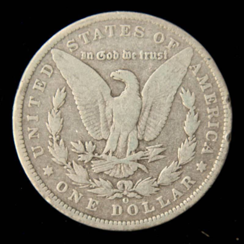 1896-O MORGAN SILVER DOLLAR BETTER DATE COIN