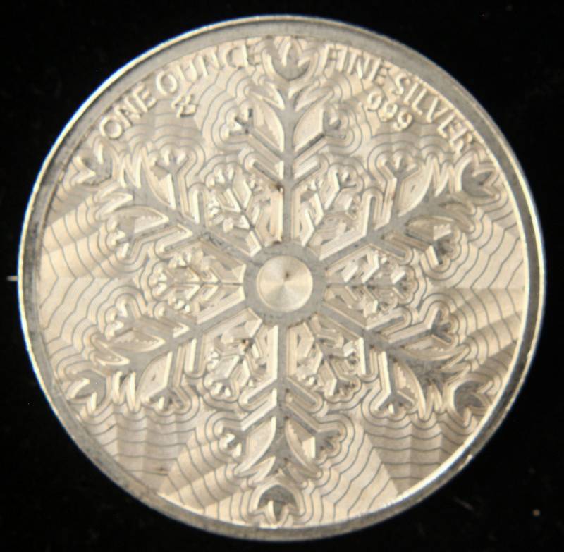 1 TROY OZ. .999 FINE SILVER MERRY CHRISTMAS 2015