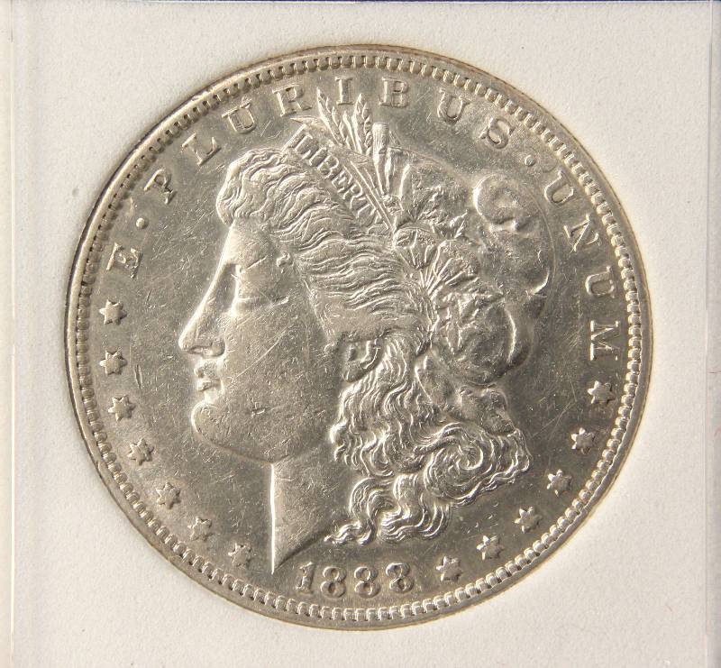 1888-S MORGAN SILVER DOLLAR MS65 ANGS