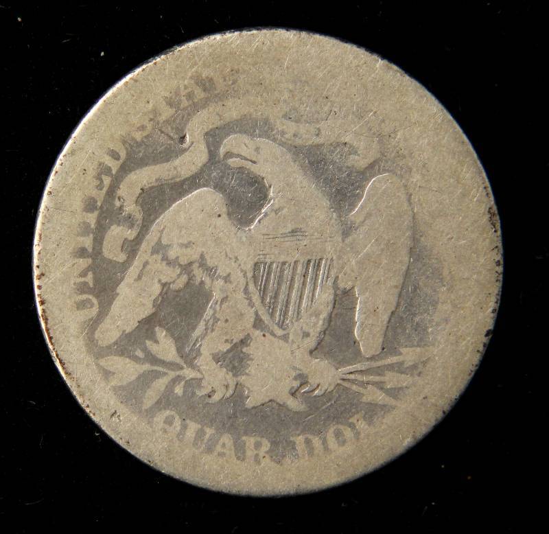 1891 SEATED LIBERTY SILVER QUARTER