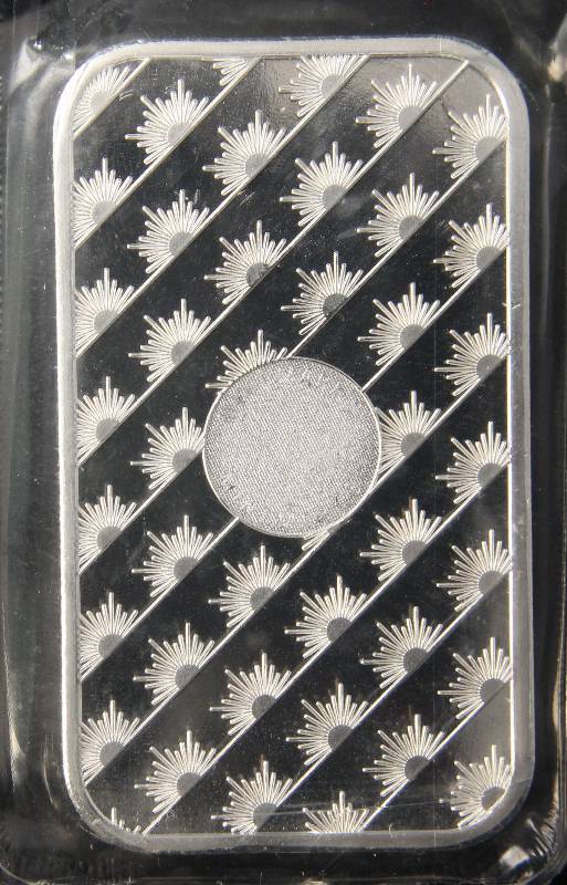 1 TROY OZ. .999 FINE SILVER BAR SUNSHINE MINTING SEALED