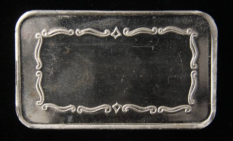 5 TROY OZ. .999 FINE SILVER BAR COVERED WAGON G.S.M.
