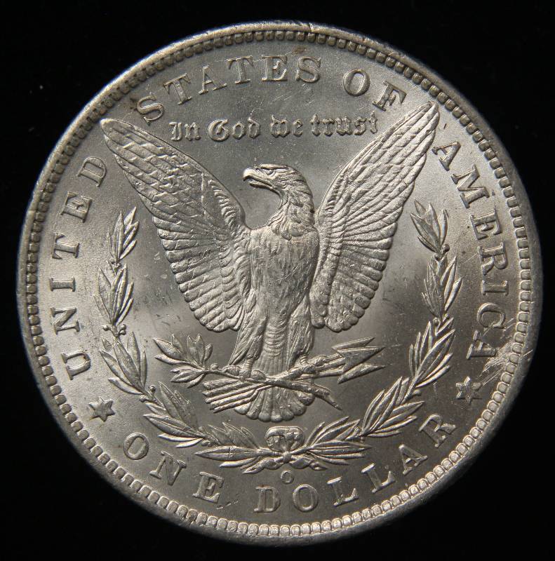 1885-O MORGAN SILVER DOLLAR AU