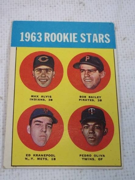 lot 26 image: 1963 Tony Oliva Rookie Card Baseball Card