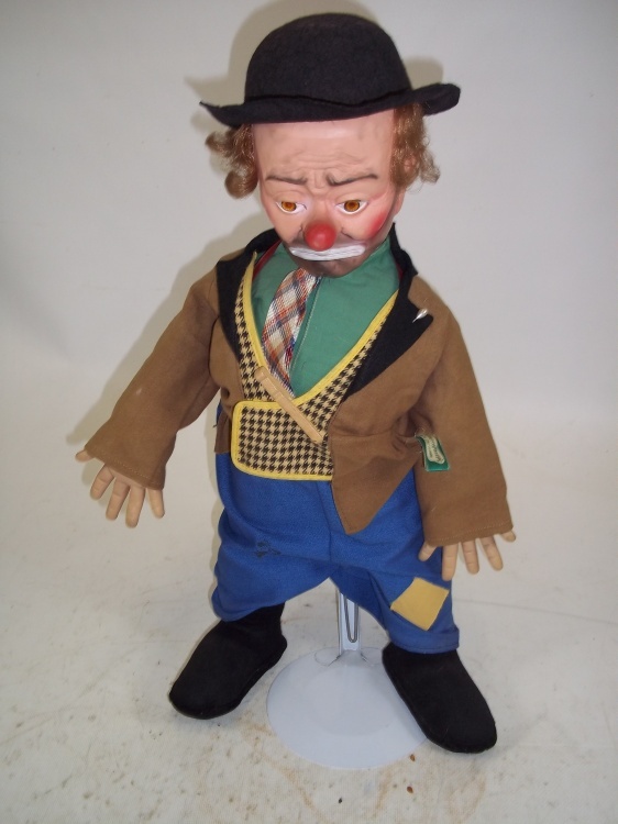 lot 38 image: Vintage 1950s Emmette Kellys Willy the Clown 20