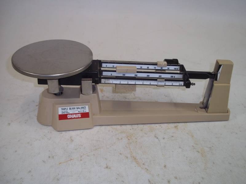 lot 77 image: Ohaus Triple Beam Balance Scale