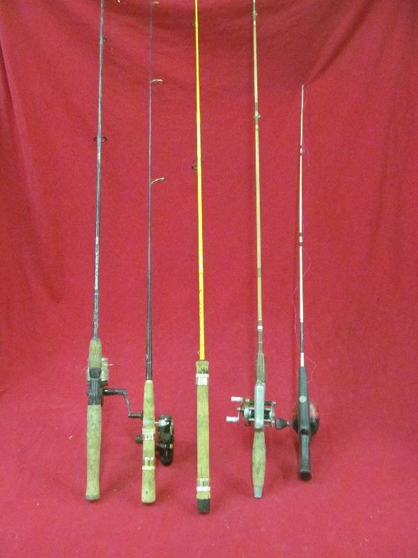 fishing rods, reels