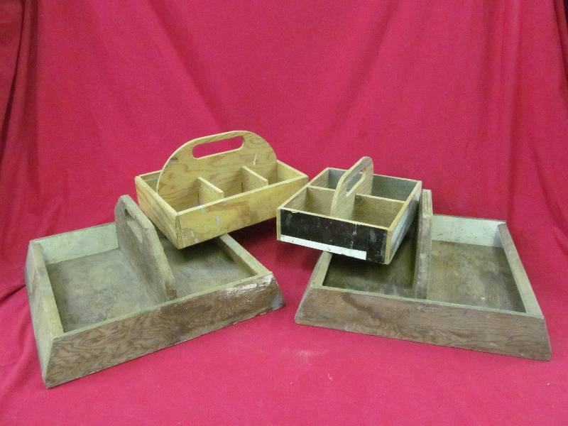 Vintage handyman tool boxes