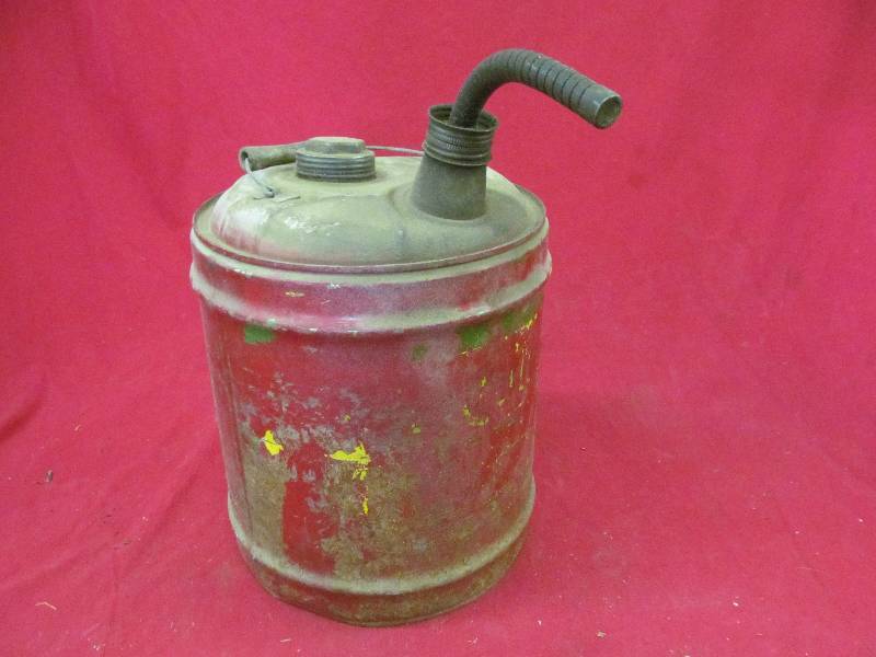 vintage gas can