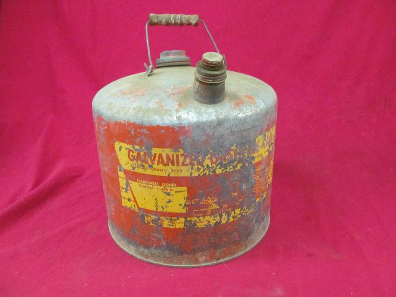 vintage gas can