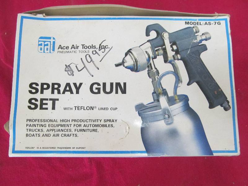 Ace spray gun set