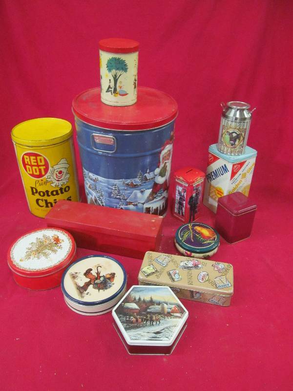 vintage tins