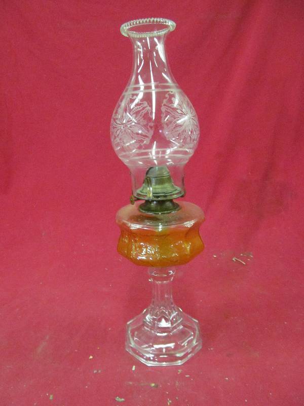 vintage oil lamp
