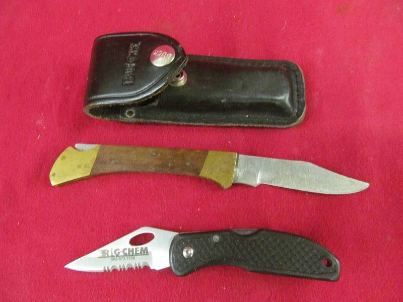 buck knife case, Rig Chem knife