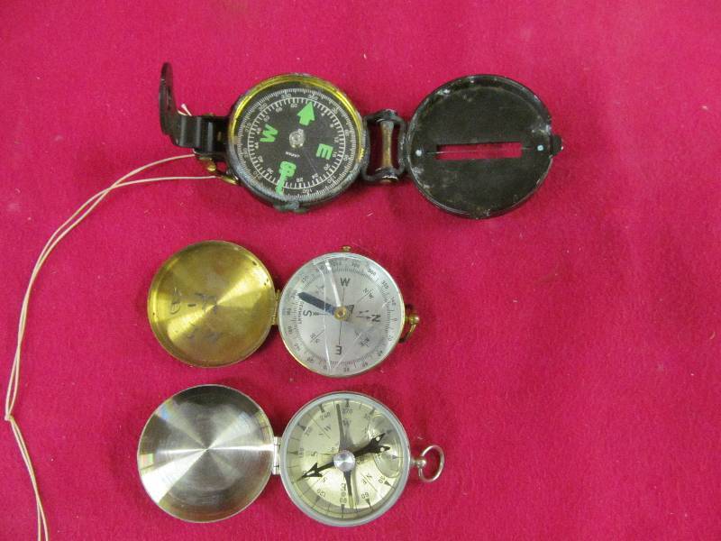 vintage compasses
