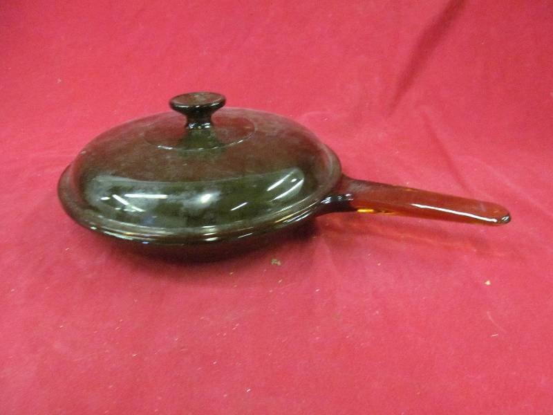 Visions glass cooking pan