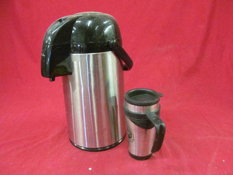 Zojlrush lazy susan thermos, mug