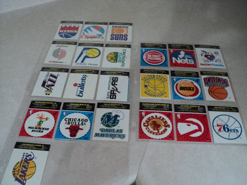 1981 Fleer basketball stickers...