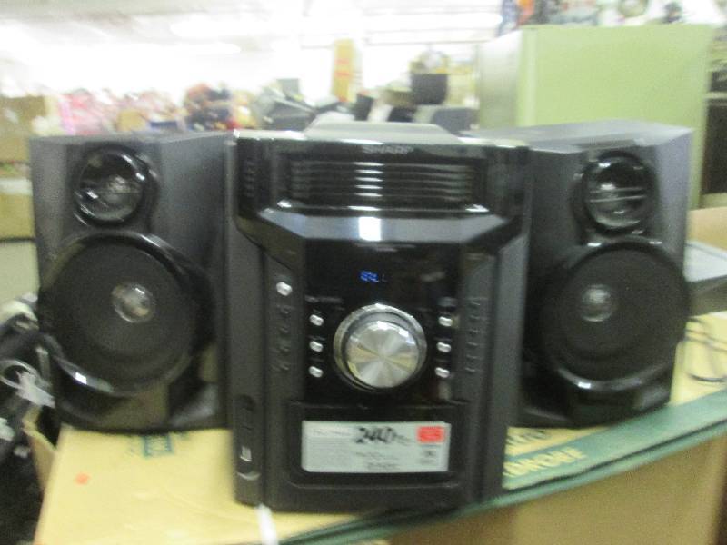 sharp radiocd player and also take...