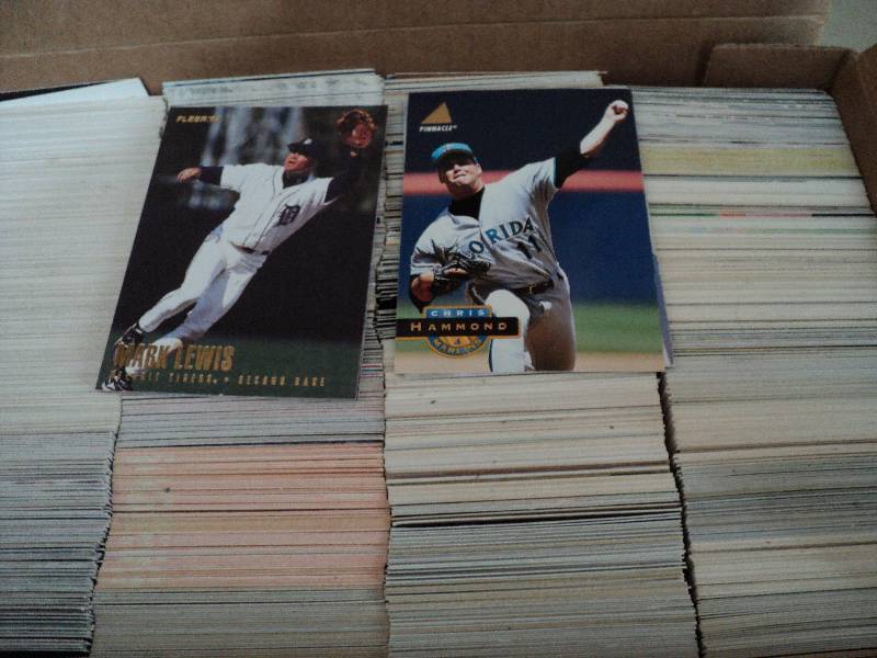 2000 baseball cards, most from 90s...