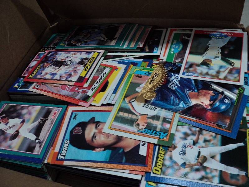 thousands of baseball cards...