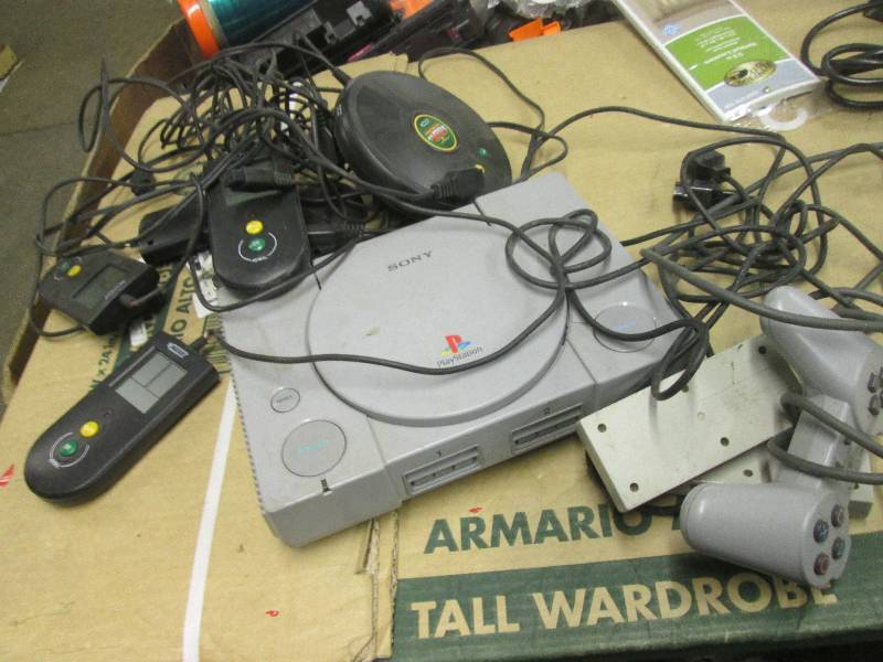 playstation one no powercord and t....