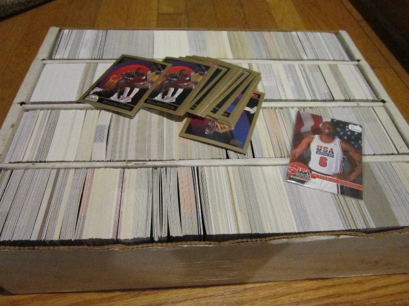 Box of basketball cards, assorted...