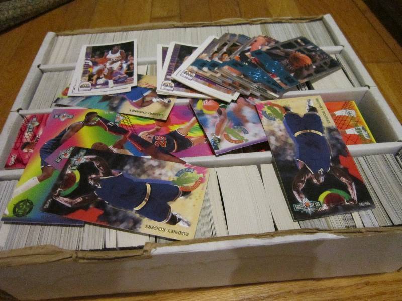 Box of basketball cards, assorted...