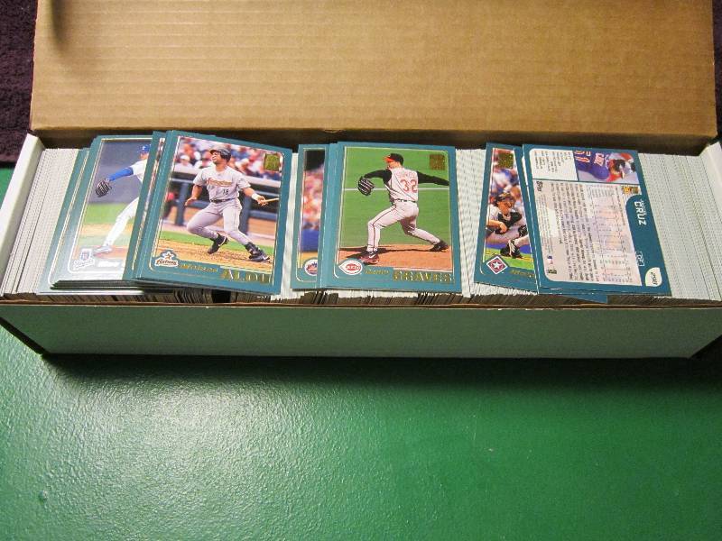 Box of 2001 Topps baseball cards...