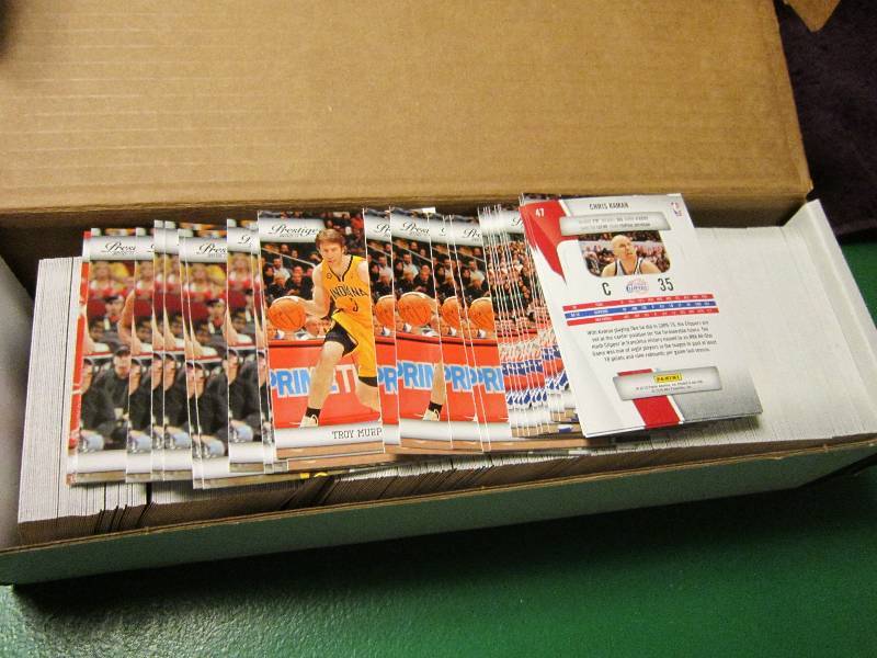 Box of 2010 - 2011 Prestige basketb...