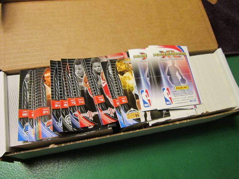 Box of basketball cards, assorted...