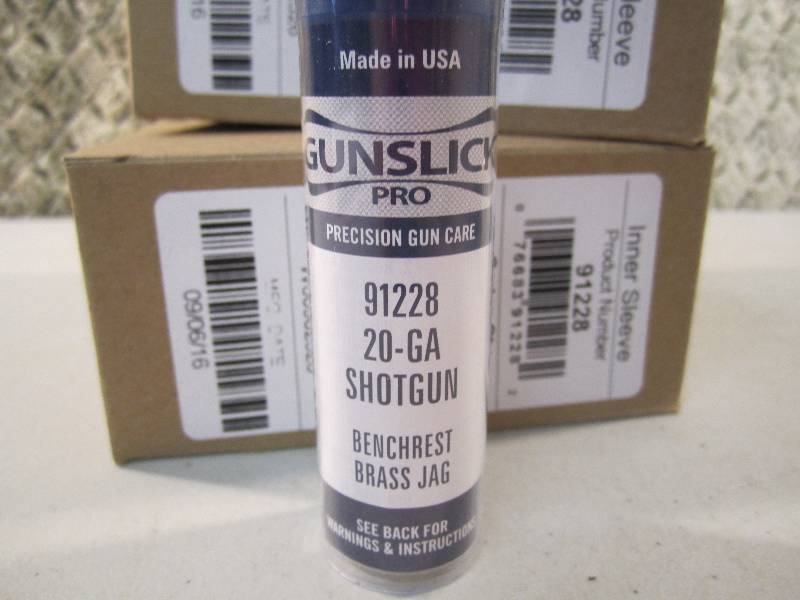lot 11 image: Lot of 12 Gunslick Brass Benchrest ...