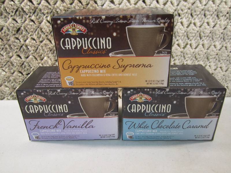 lot 54 image: 3 Boxes of Cappuccino Classics in 3...