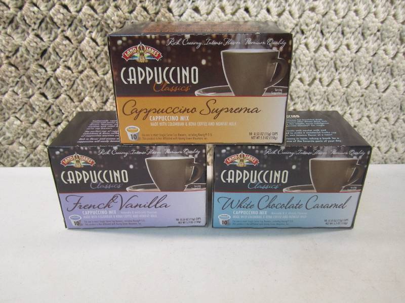 lot 55 image: 3 Boxes of Cappuccino Classics in 3...