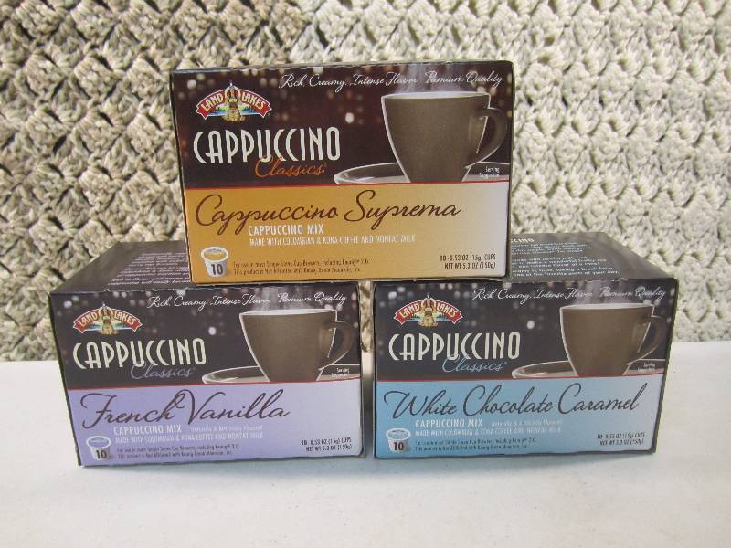 lot 57 image: 3 Boxes of Cappuccino Classics in 3...