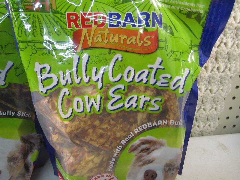 lot 77 image: Lot of 2 Bags Bully Coated Cow Ears...