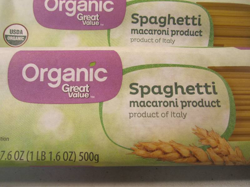 lot 105 image: Lot of 5 Packs Organic Spaghetti Ov...