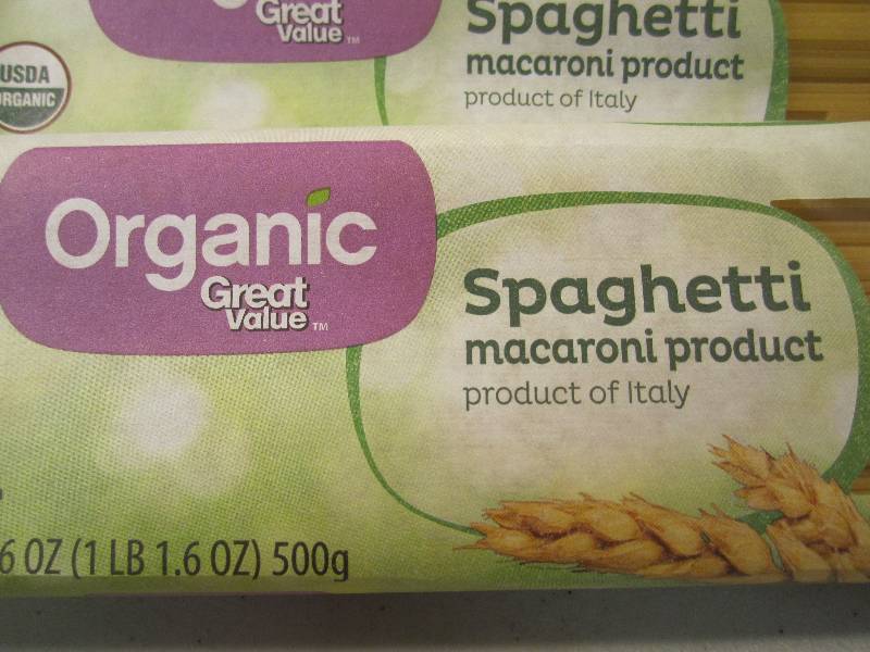 lot 107 image: Lot of 5 Packs Organic Spaghetti Ov...