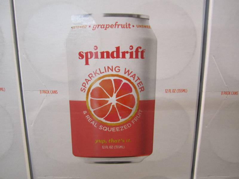 lot 109 image: Lot of 3 - 8 Packs Spindrift Sparkl...