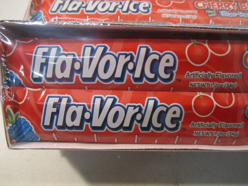lot 114 image: Lot of 4 Boxes Fla-Vor-Ice Cherry B...