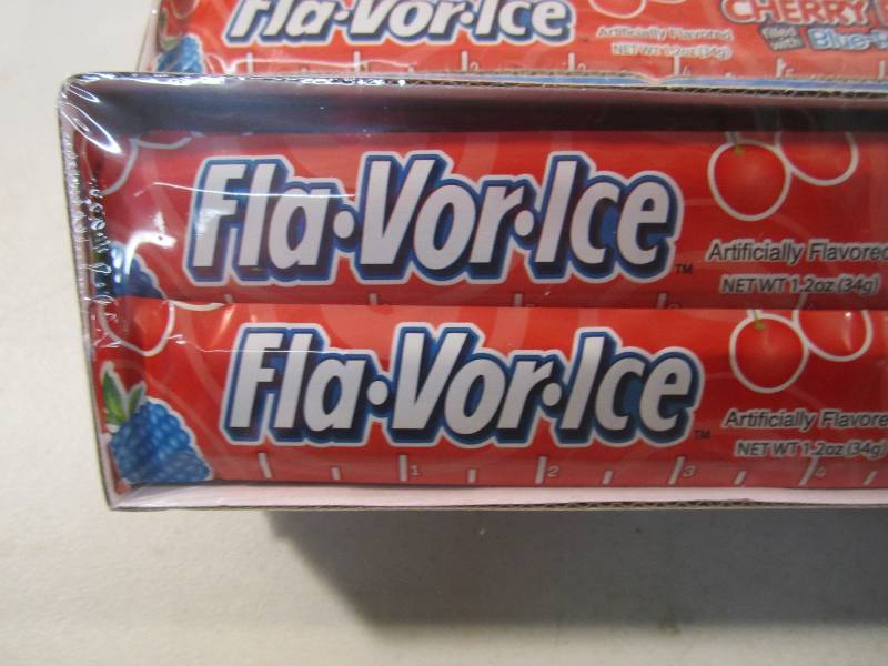 lot 116 image: Lot of 4 Boxes Fla-Vor-Ice Cherry B...