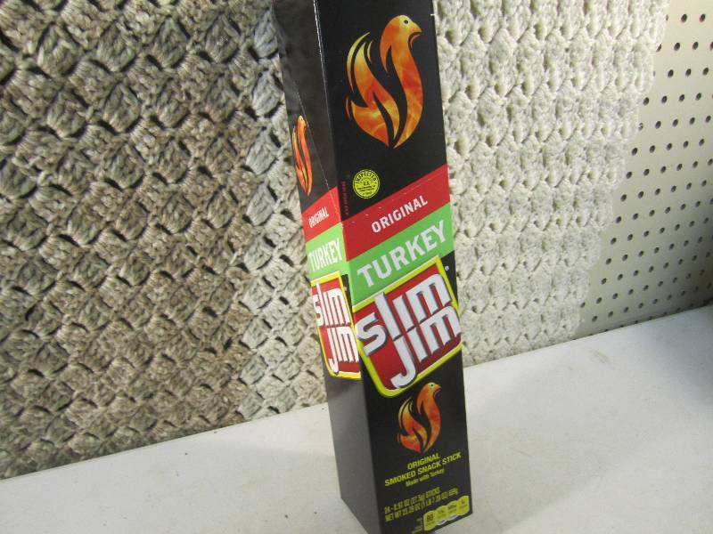 lot 127 image: Box of 24 Slim Jim Sticks Original ...