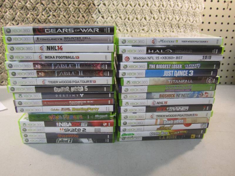 lot 175 image: Large Lot of XBox 360 Video Games S...