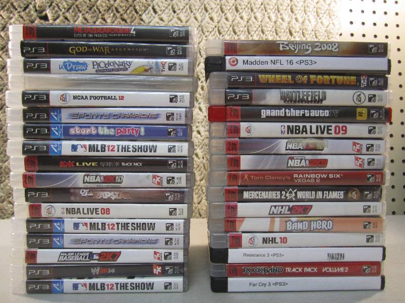 lot 177 image: Large Lot of PS3 Video Games See Ph...