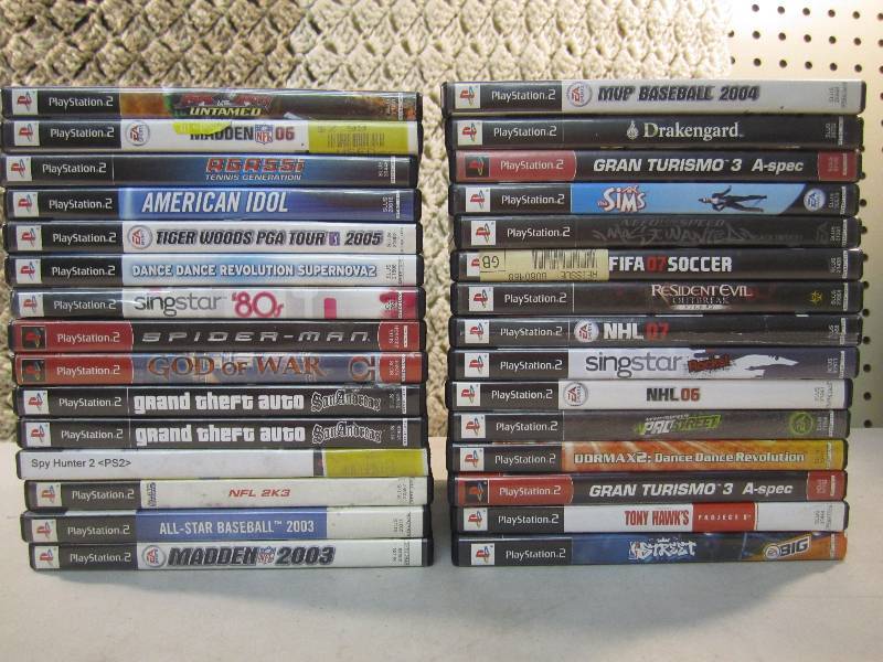 lot 179 image: Large Lot of Platstation 2 Video Ga...