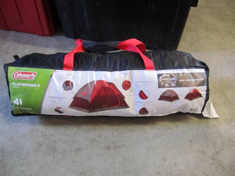 lot 190 image: Coleman Flatwoods II 4 Person Dome ...