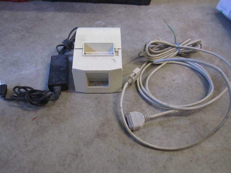 lot 196 image: Star Receipt Printer with Cords...