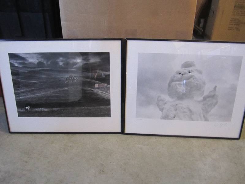 lot 198 image: Lot of 2 Numbered and Signed Prints...