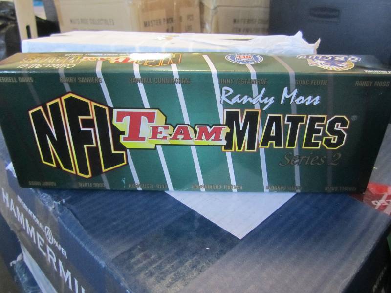 lot 205 image: Lot of 3 Randy Moss NFL Team Mates ...